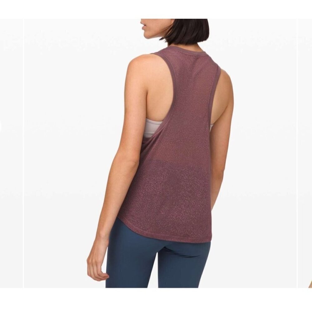 Lululemon Timeless Classic Tank Polar Shift Veil Antique Bark size 8 gym